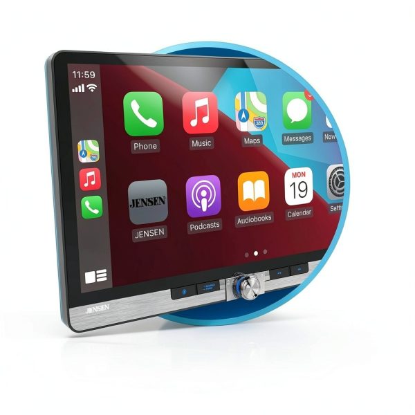 Jensen J5CA14 Car Stereo Wireless CarPlay Android Auto-6