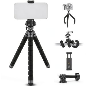 Neewer Basics Flexible Phone Tripod Stand Holder Vlogging-0