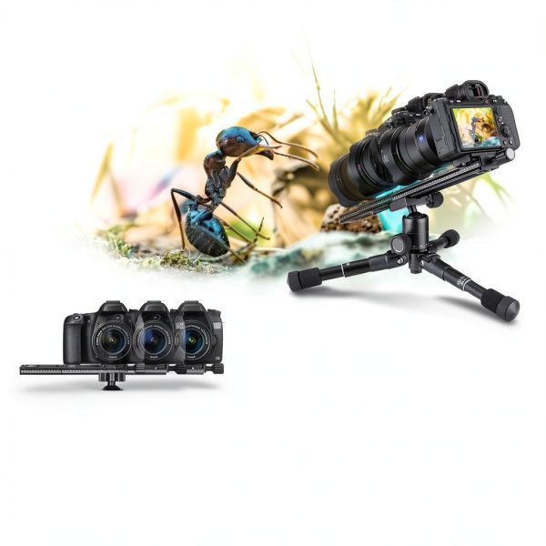 Neewer 200mm Nodal Slide Camera Rail Quick Release Clamp-5