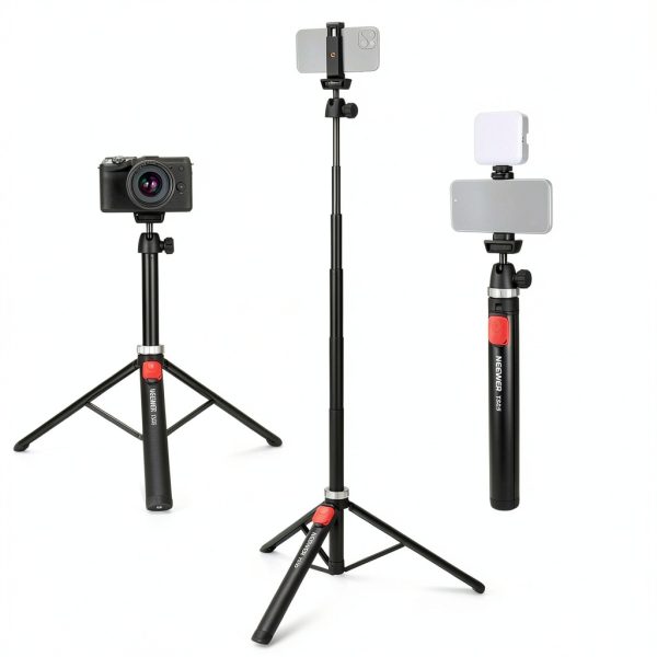Neewer All Metal Travel Tripod for Phone Camera Vlogging-0
