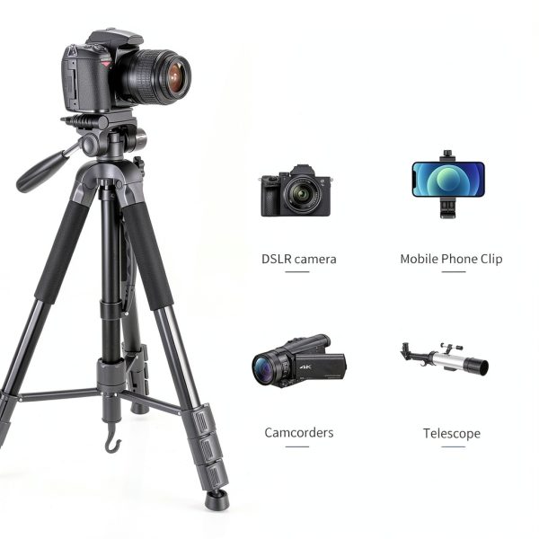 Neewer Aluminum Alloy 2 in 1 Tripod Monopod for DSLR Cameras-5