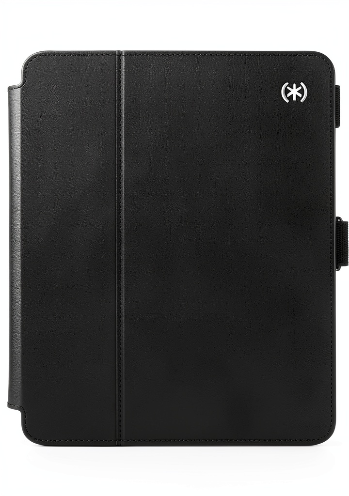 Speck Balance Folio case showing front and back views on iPad Pro