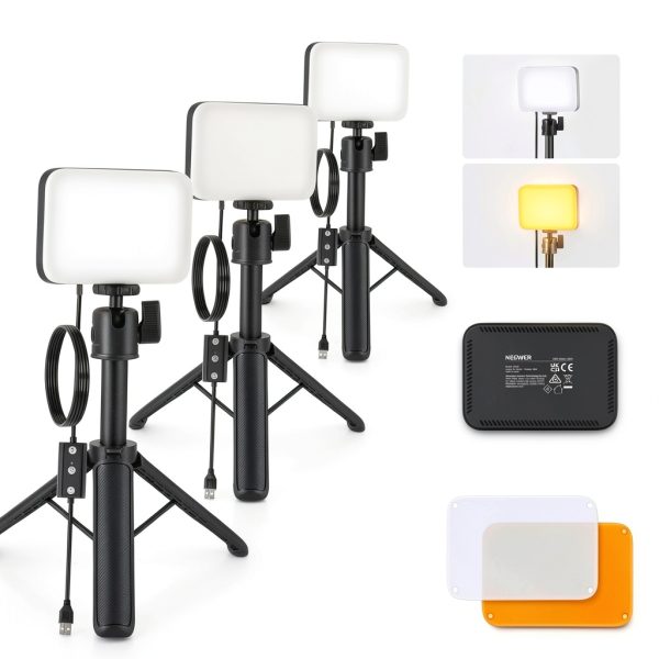 Neewer BP66 LED Video Light Bi Color Dimmable Streaming-0