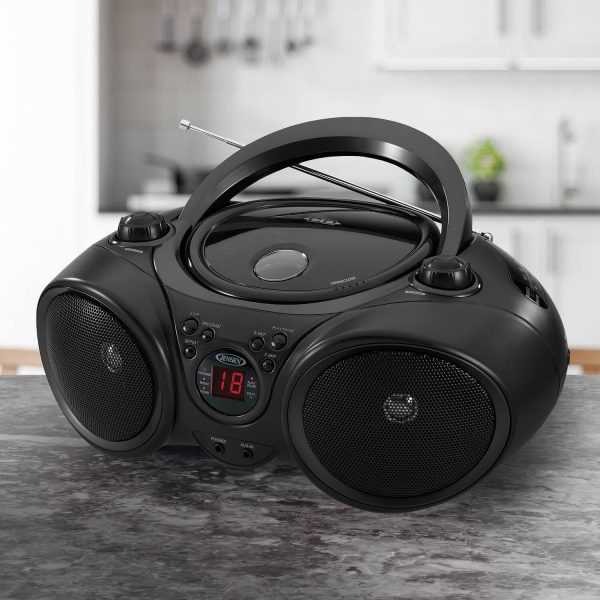 JENSEN CD-490 Portable CD Player AM FM Radio Compact-3