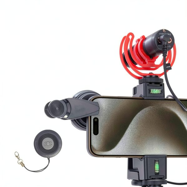 Movo iVlog1 Smartphone Video Kit with Mic Tripod LED Light-8