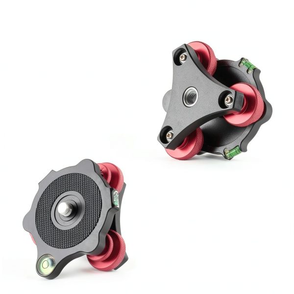 Neewer LP64 Leveling Base Tripod Head Aluminum 3 Axis-5