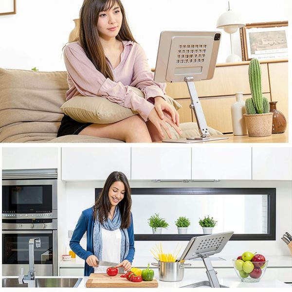 Pavo Tablet Stand Ergonomic Rotating Base Folding Arm-3