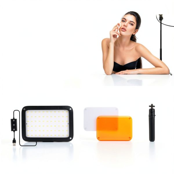 Neewer BP66 LED Video Light Bi Color Dimmable Streaming-7