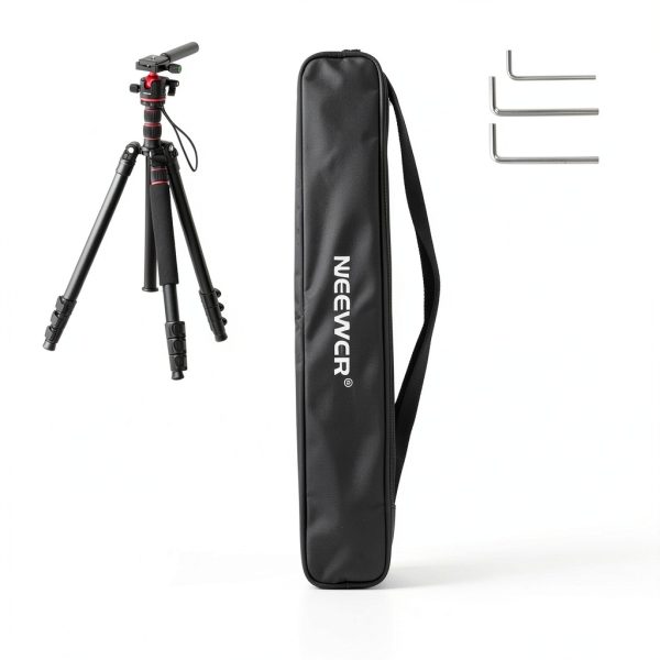 NEEWER Basics Tripod Monopod 360 Ball Head Arca Plate-8