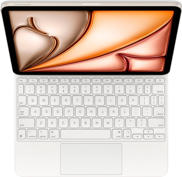 Apple Magic Keyboard iPad Air Black White Typing Trackpad-1