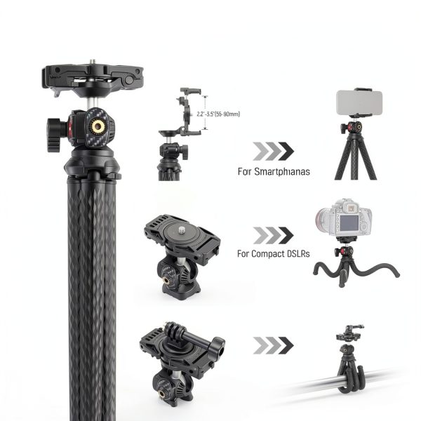 Neewer Flexible Tripod Camera Vlogging Stand with Remote-4