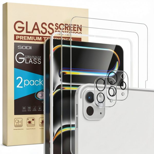 SODI iPad Pro 13 Inch 2024 Screen Lens Protector 2 Pack-0