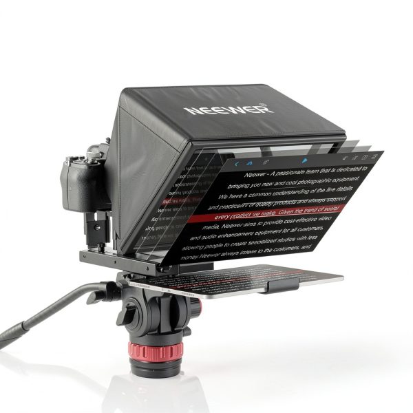 Neewer X12B Teleprompter Aluminum Alloy No Assembly Remote-2