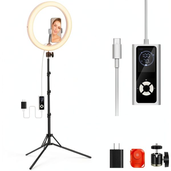 Neewer RH12B Pro 30W Bi Color Ring Light for Streaming-0