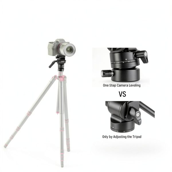 Neewer GM35 Tripod Head Leveling Base Arca Type QR Plate-1