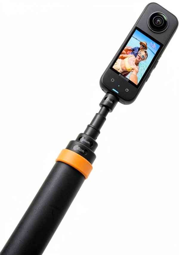 Insta360 Extended Selfie Stick Black 3 Meter Camera-1