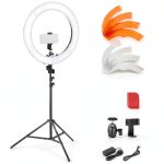 Neewer 18 Inch Ring Light Dimmable Bi Color Streaming-0