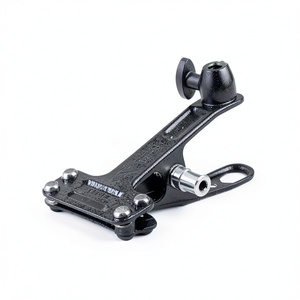 Pavo flexible clamp tripod mounted on a metal bar