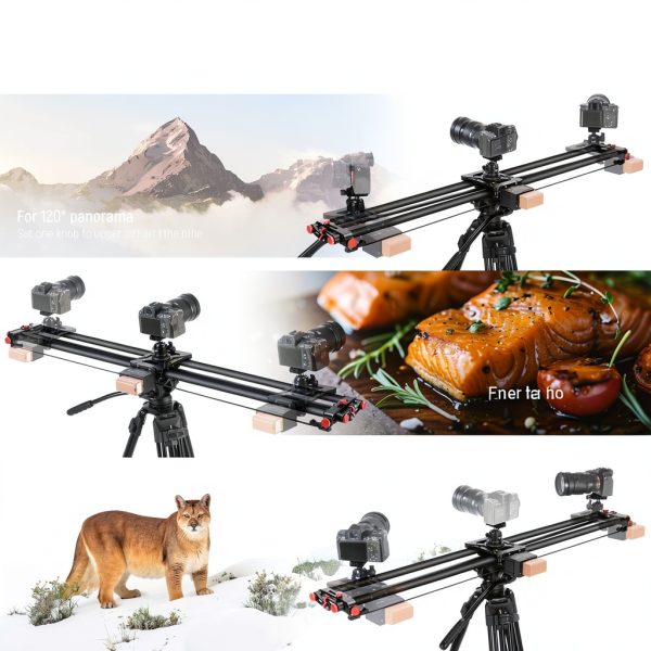 Neewer Motorized Camera Slider Carbon Fiber App Control ER1-4
