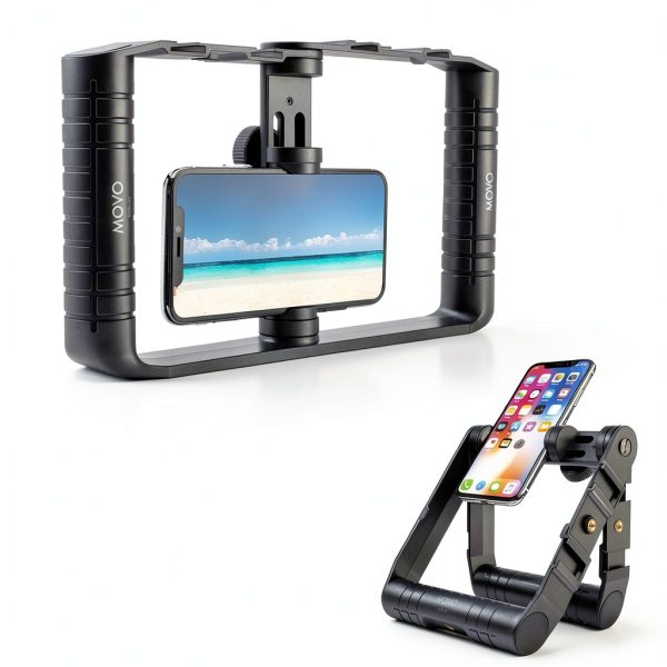 Movo SPR-20 Smartphone Video Cage Rig Flexible Filming-4