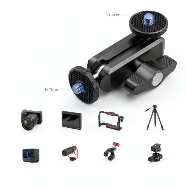 Neewer Magic Arm Dual Ball Heads Aluminum Alloy Camera-3