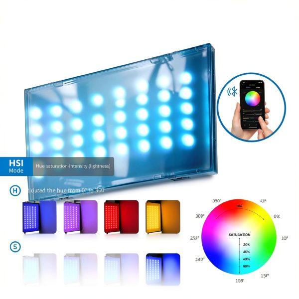 Neewer RGB Video Light Kit APP Control CRI97+ Streaming-3