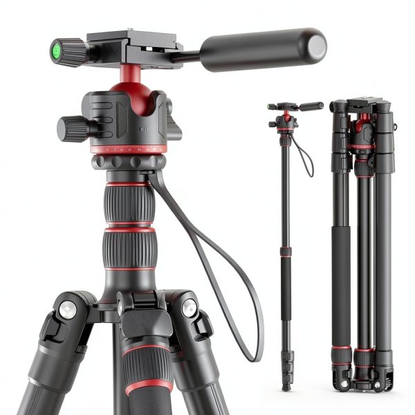 NEEWER Basics Tripod Monopod 360 Ball Head Arca Plate-0