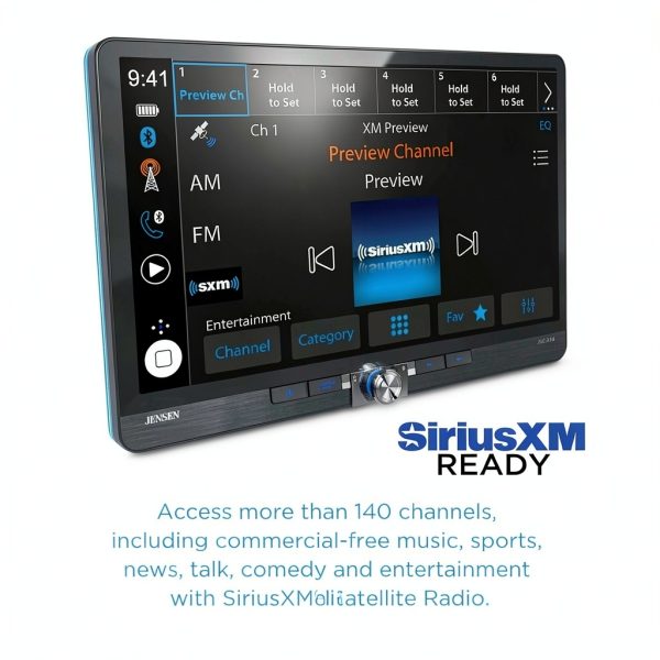 Jensen J5CA14 Car Stereo Wireless CarPlay Android Auto-5
