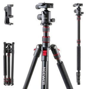 Neewer Basics Aluminum Tripod Monopod 360 Ball Head Phone-0