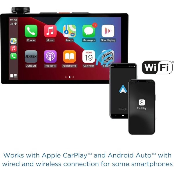 Jensen J5UP7 Double DIN Receiver CarPlay Android Auto-10