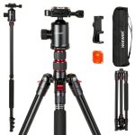 Neewer Aluminum Tripod Monopod 360 Ball Head Phone Holder-0
