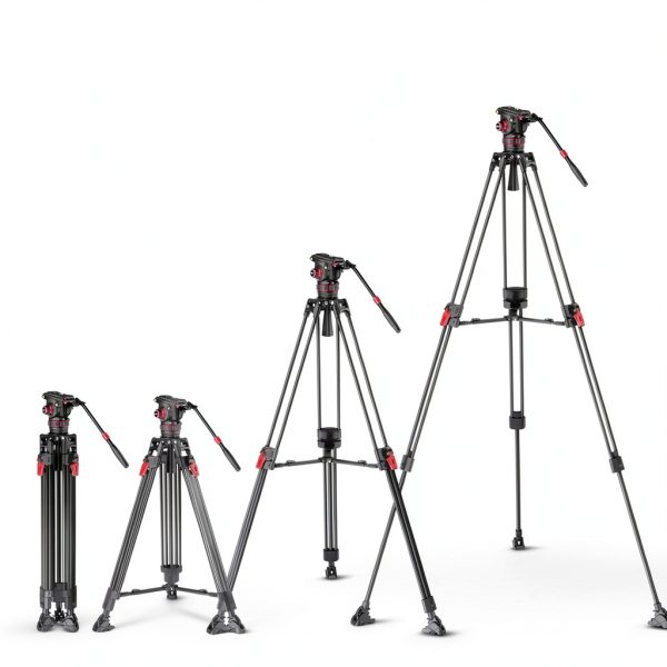 Neewer Carbon Fiber Tripod Fluid Head Quick Release DSLR-1