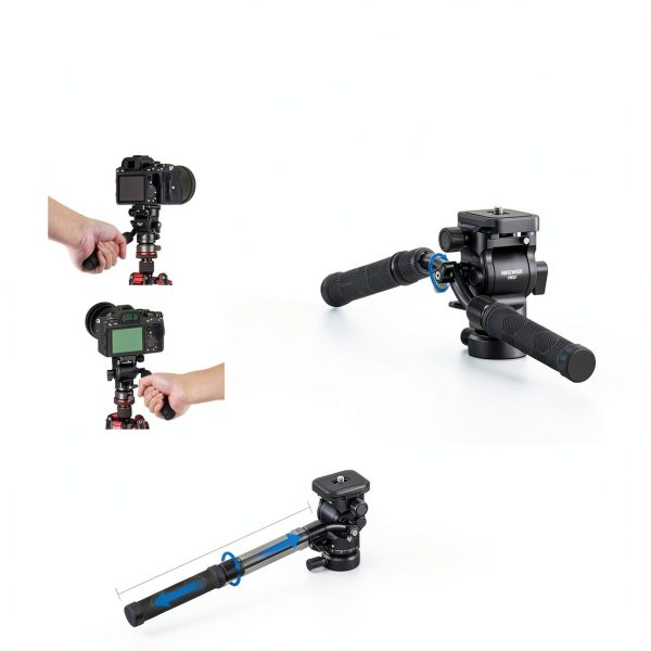Neewer Tripod Fluid Head Arca Swiss Quick Leveling Vlogging-6