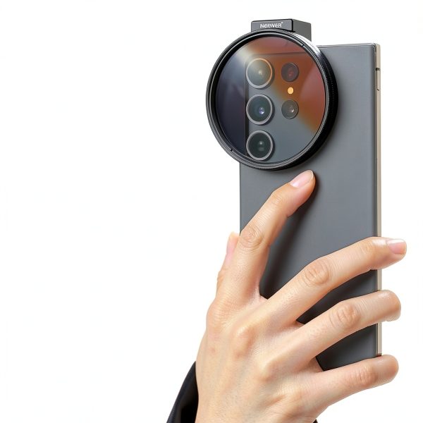Neewer Phone Lens Filter Clip 67mm Thread Cold Shoe Mount-1