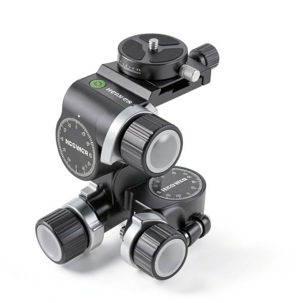 Neewer 3 Way Geared Tripod Head Aluminum Alloy Camera Pan-1