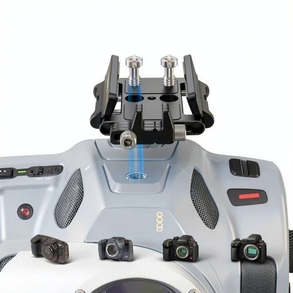 Neewer SSD Mount Bracket Holder Cold Shoe Clamp Compatible-3