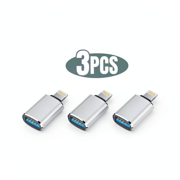 Lightning USB Adapter for iPhone iPad Flash Drive Keyboard-4