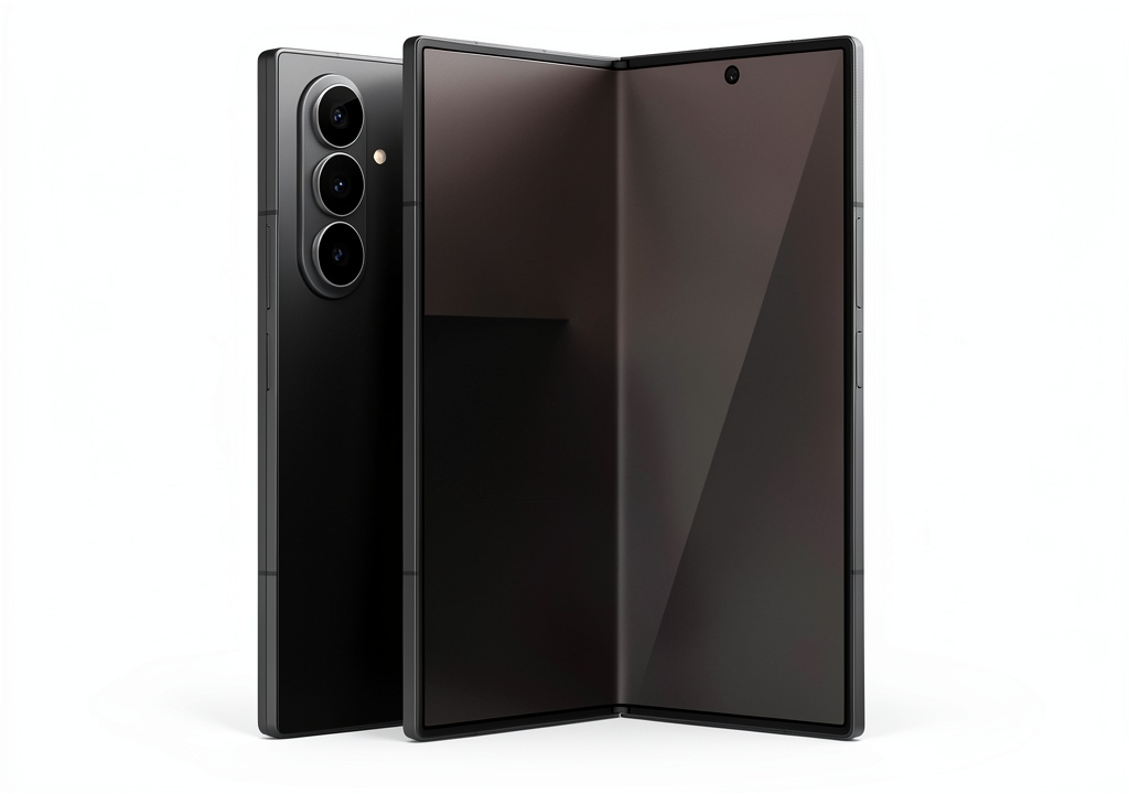 Samsung Galaxy Z Fold7 unfolded on a desk showing multitasking apps