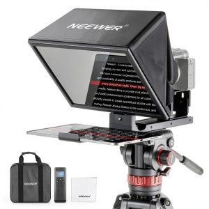 Neewer X12B Teleprompter Aluminum Alloy No Assembly Remote-0