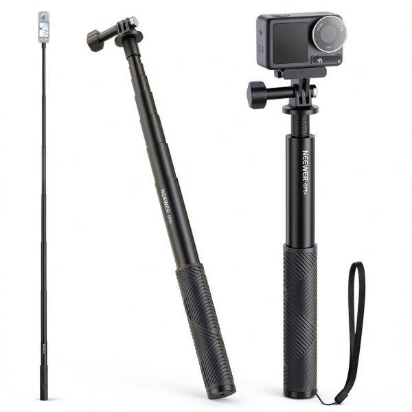 Neewer Invisible Selfie Stick Action Camera Extension Rod-0