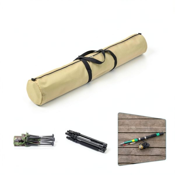 Oxford Cloth Tripod Bag Khaki Outdoor Gear Storage-3