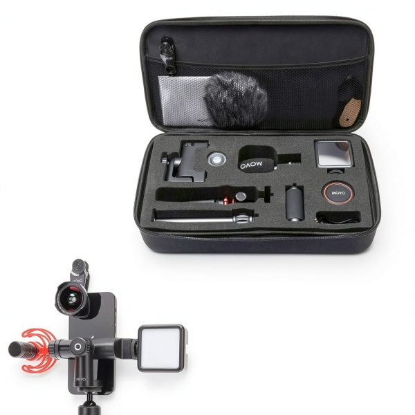 Movo iVlog1 Smartphone Video Kit with Mic Tripod LED Light-2