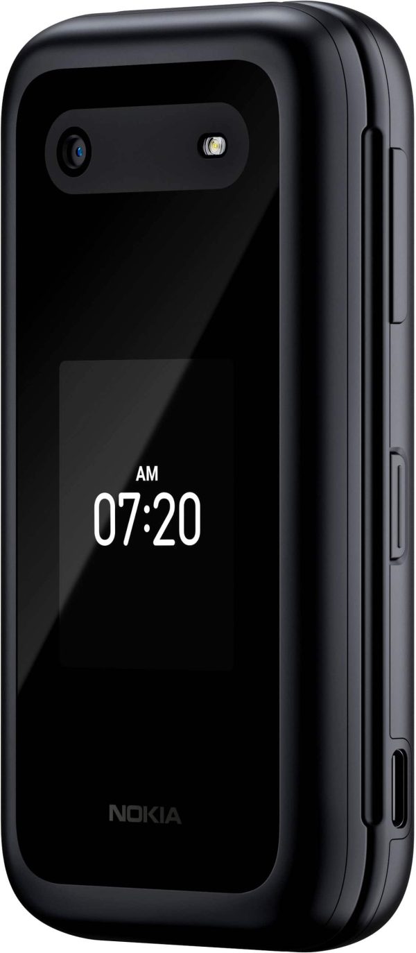 Nokia 2780 Flip Phone Unlocked Black Retro Design-7