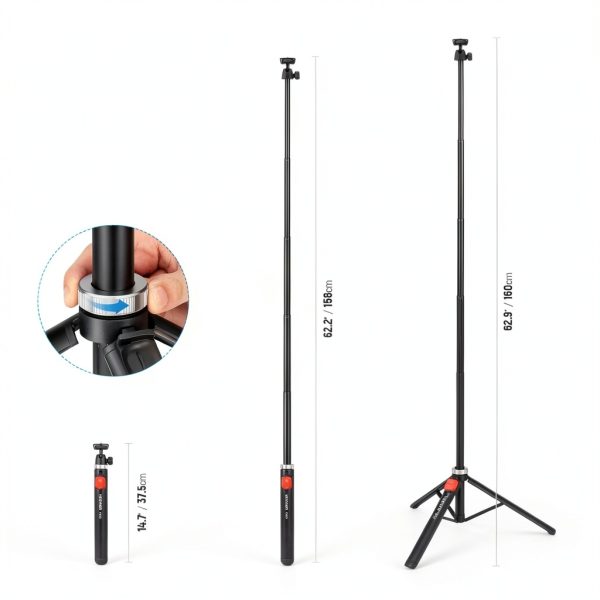 Neewer All Metal Travel Tripod for Phone Camera Vlogging-1