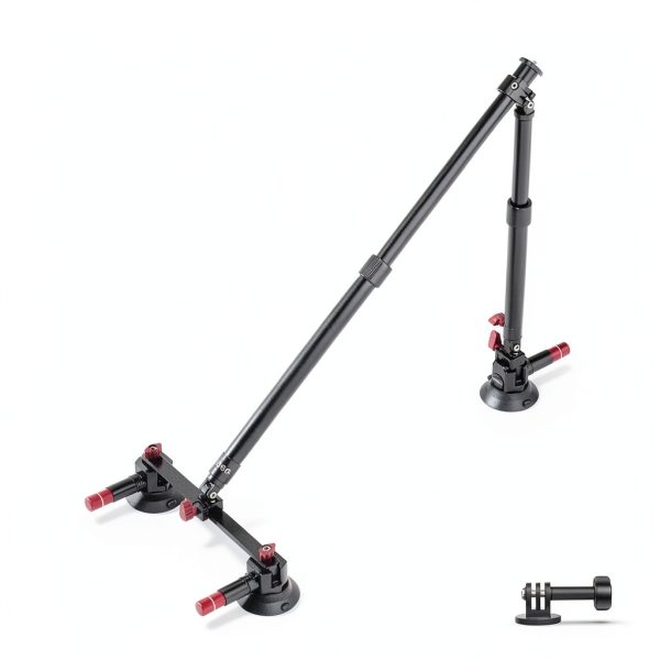Neewer Triple Suction Cup Car Mount Kit Aluminum Alloy-0
