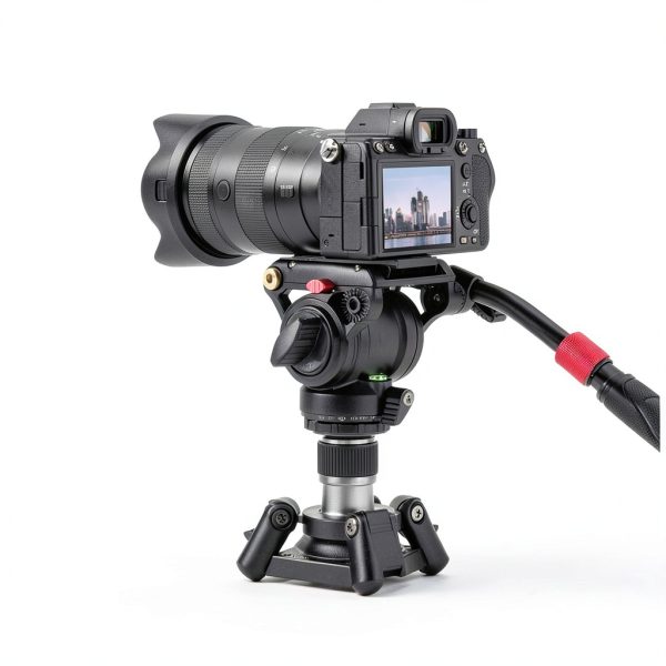 Neewer Fluid Head Tripod Lightweight Aluminum DSLR Video-5