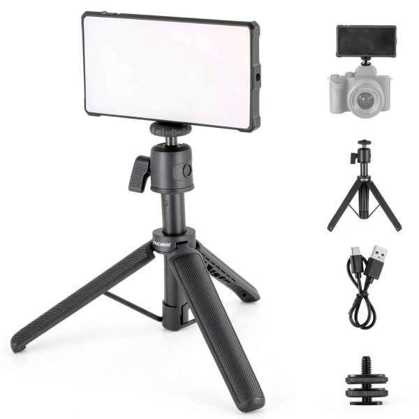 Neewer Basics Full RGB Camera Light Portable Metal Streaming-0