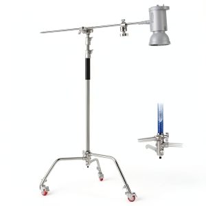 Neewer Heavy Duty Light Stand Metal Tripod Boom Arm Studio-0