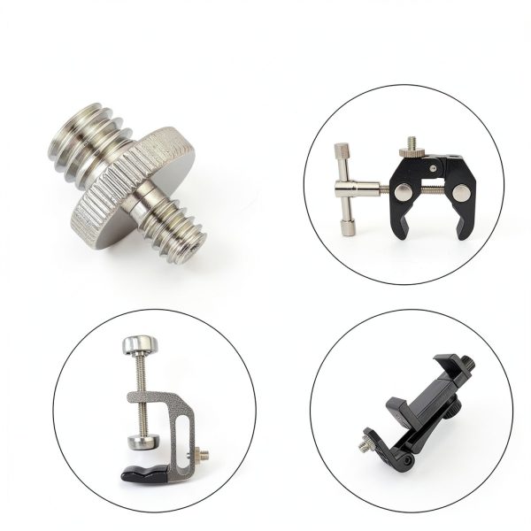 Pavo 1/4 to 3/8 Tripod Adapter Stainless Steel Universal-2