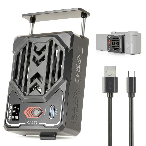 Neewer Basics Camera Cooling Fan Spring Loaded Display-0